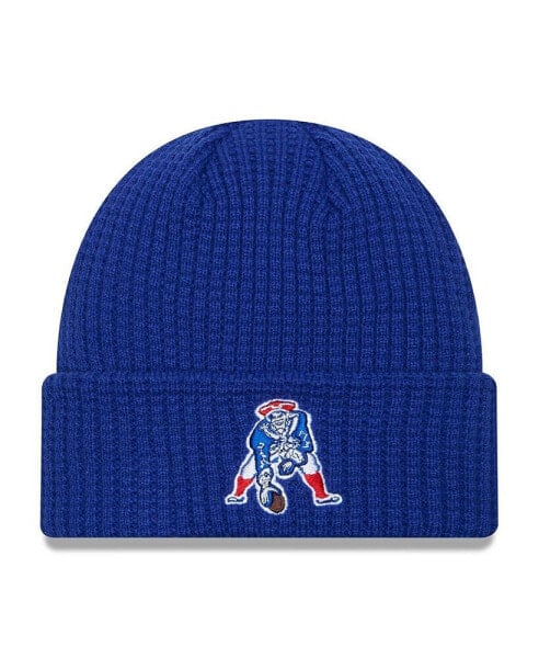 Men's Navy New England Patriots Historic Prime Cuffed Knit Hat