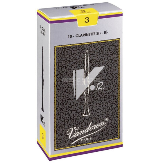 Vandoren 3.0 V12 Bb-Clarinet Reeds 10 Pack, Boehm