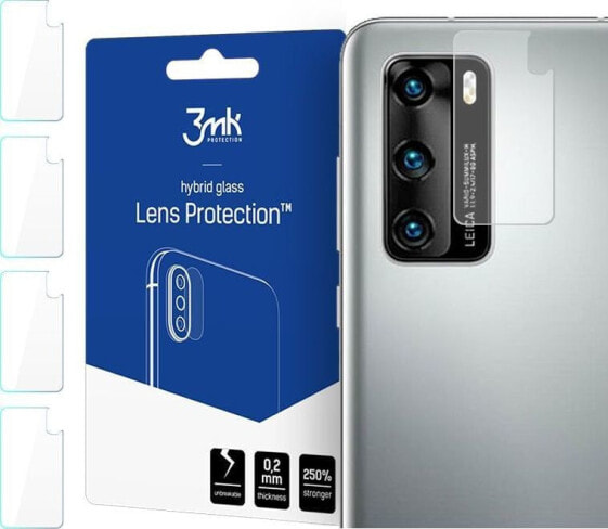 Защитное стекло на объектив 3MK Lens Protect Huawei P40 4шт