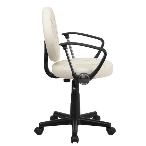 Baseball Swivel Task Chair With Arms