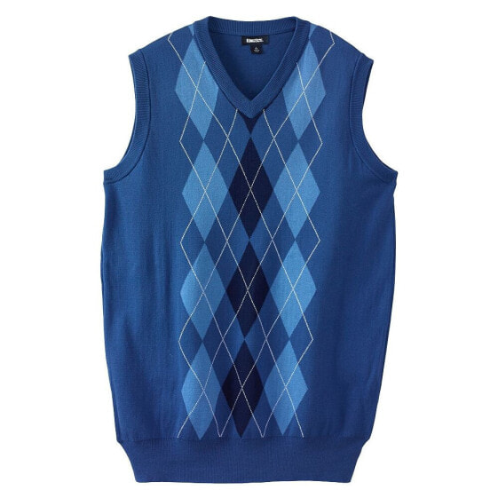 Big & Tall V-Neck Argyle Sweater Vest