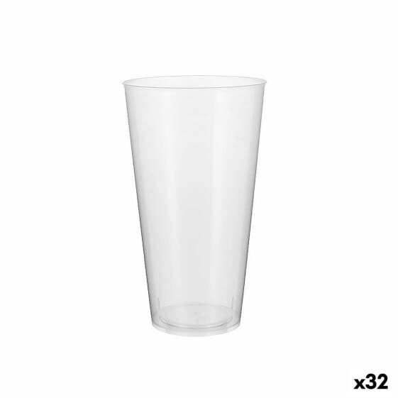 Набор многоразовых чашек Algon Пластик Прозрачный 10 предметов 450 мл (32 штуки)