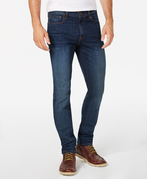 Tommy Hilfiger Men's Straight-Fit Stretch Jeans