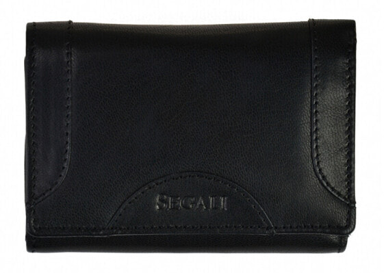 Women´s leather wallet 7196 B black