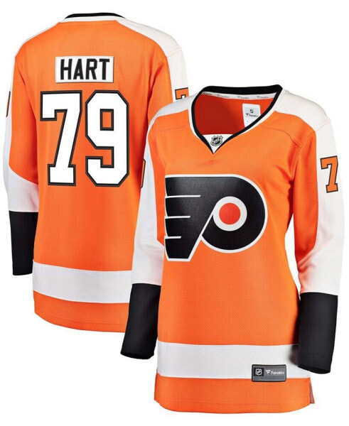 Women's Carter Hart Philadelphia Flyers Orange Home Premier Breakaway Player Jersey