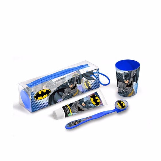 Cartoon Batman Cuidado Набор: Зубная паста 75 мл +  Зубная щетка +  Стакан +  Сумка