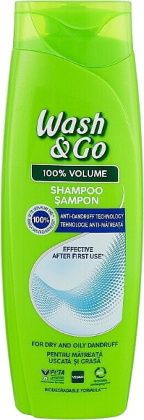 Shampoo gegen Schuppen - Wash&Go 100% Volume 180 ml