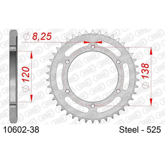 AFAM 10602 Rear Sprocket