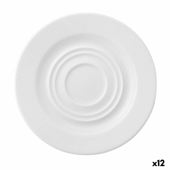 Тарелка завтрак керамическая белая Ariane Prime (Ø 15 см) (12 штук)
