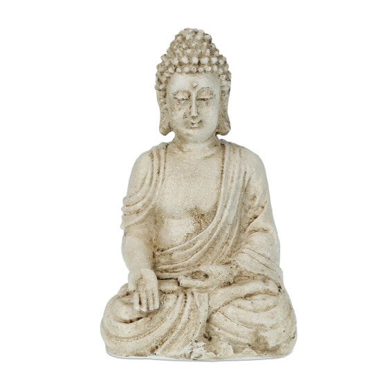 Buddha Figur sitzend 17,5 cm