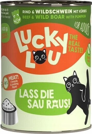 Lucky Lou Lucky Lou Lifestage Adult Wołowina i dzik puszka 400g