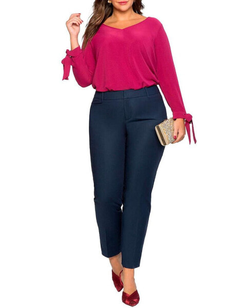 Plus Size Tall Kady Fit Double-Weave Pant