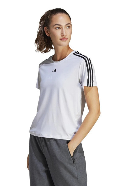 Футболка Adidas Tr-es 3s T Белая Женская Короткий рукав