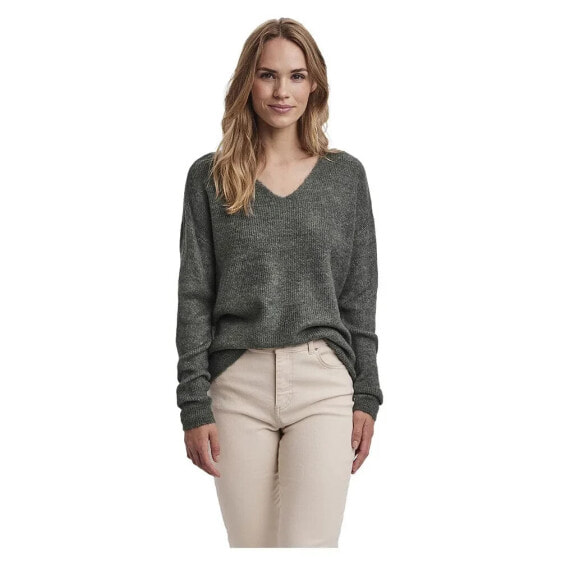 VERO MODA Crew Lefile V Neck Sweater