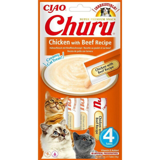 Snack for Cats Inaba Churu 4 x 14 g Курица Телятина