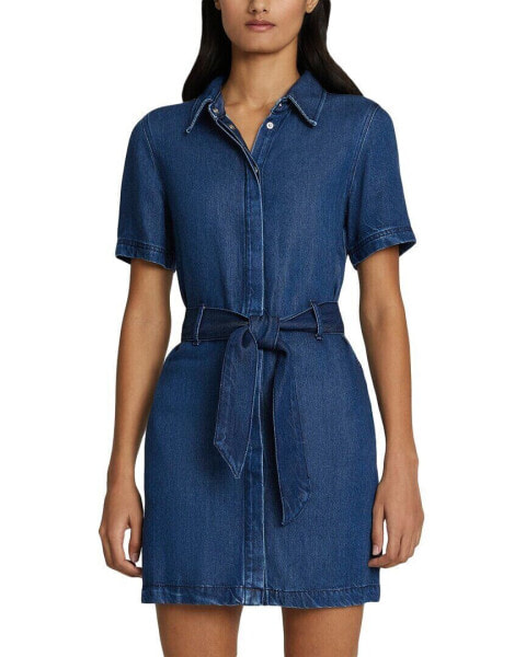 7 For All Mankind Belted Shirtdress Women's S