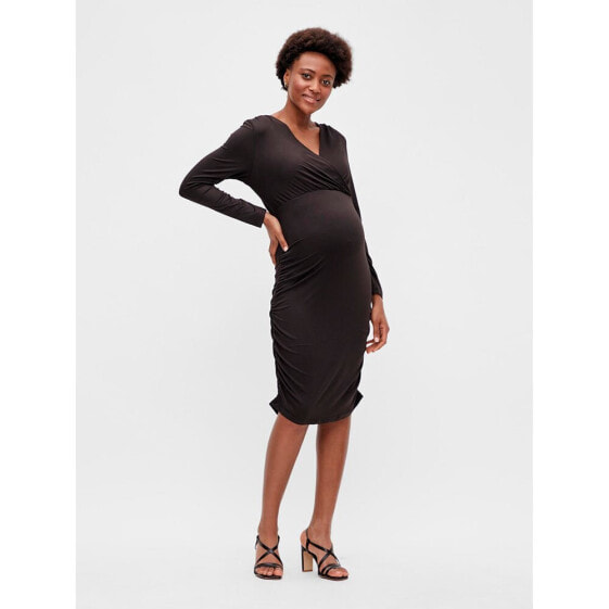 MAMALICIOUS Pilar Tess ABK Maternity Long Sleeve Dress