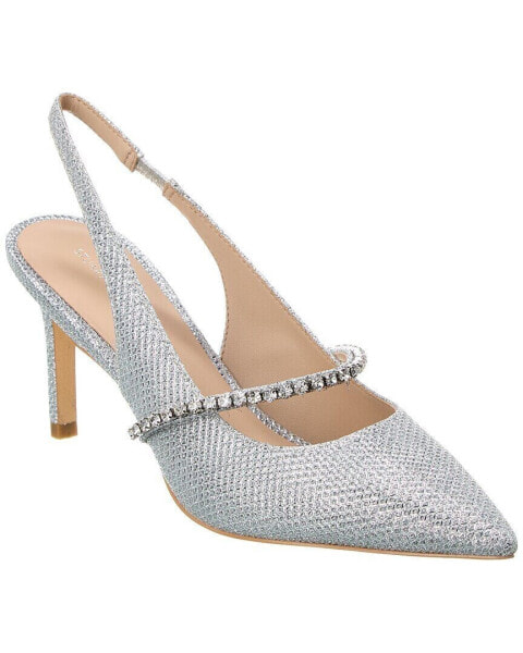 Туфли женские Stuart Weitzman Crystalline 75 Mesh Slingback 75 - серебристый disco mesh