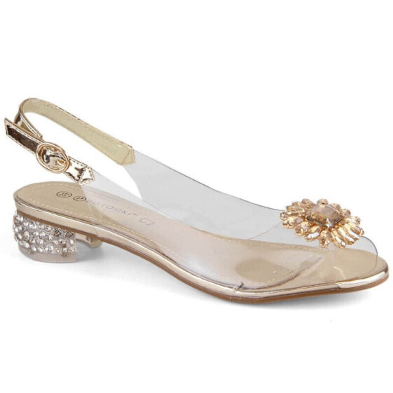 Transparent Potocki W WOL227A gold sandals