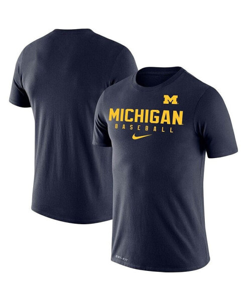 Men's Navy Michigan Wolverines Baseball Legend Performance T-shirt