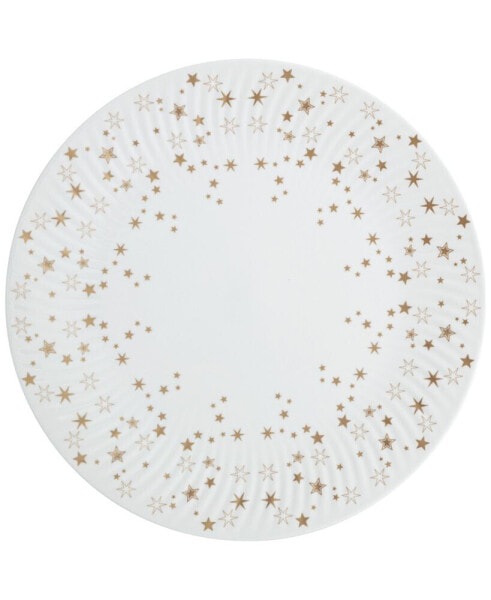 Porcelain Arc White Stars Dinner Plate