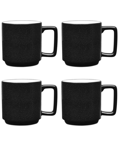 Colortex Stone Stax Mugs, Set of 4