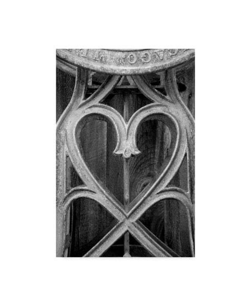 American School Metal Heart Canvas Art - 15" x 20"