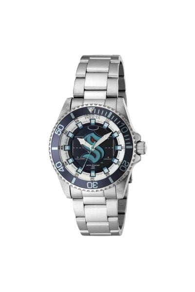 Часы Invicta NHL Seattle Kraken Blue Black Dial