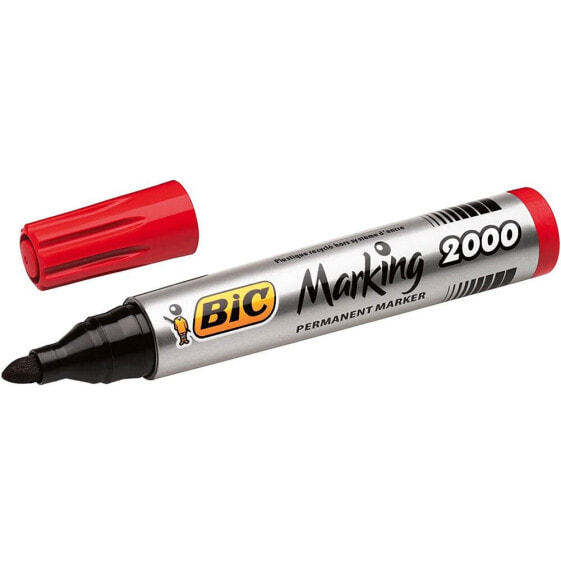 Фломастер постоянный BIC Marking 2000 Ecolutions 12 штук