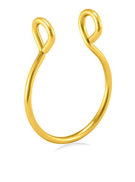 VSE6016G-PET Steel Gold Plated Fake Nose Ring (Septum)