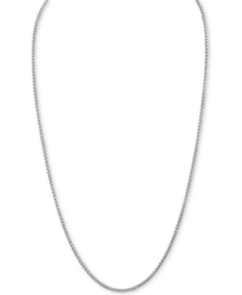 Box Link 24" Chain Necklace, Created for Macy's