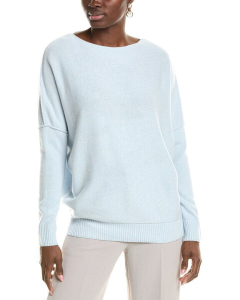 Lafayette 148 New York Bateau Neck Wool Sweater Women's