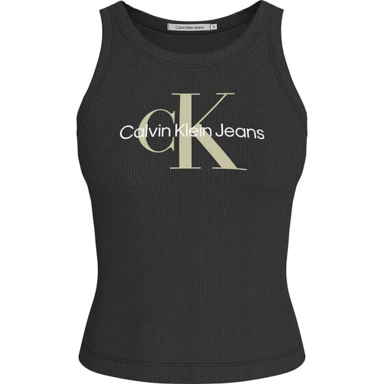 CALVIN KLEIN JEANS Archival Monologo sleeveless T-shirt