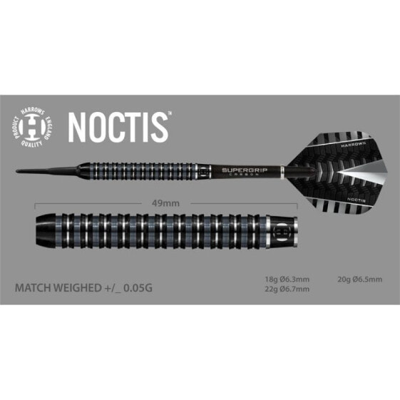 Дартс Harrows Noctis 90% Softip 90% STEELTIP