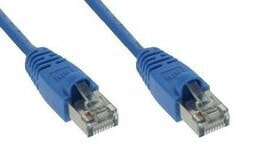 InLine Patch Cable SF/UTP Cat.5e blue 30m