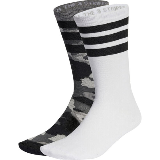 ADIDAS ORIGINALS Camo Crew socks 2 Pairs