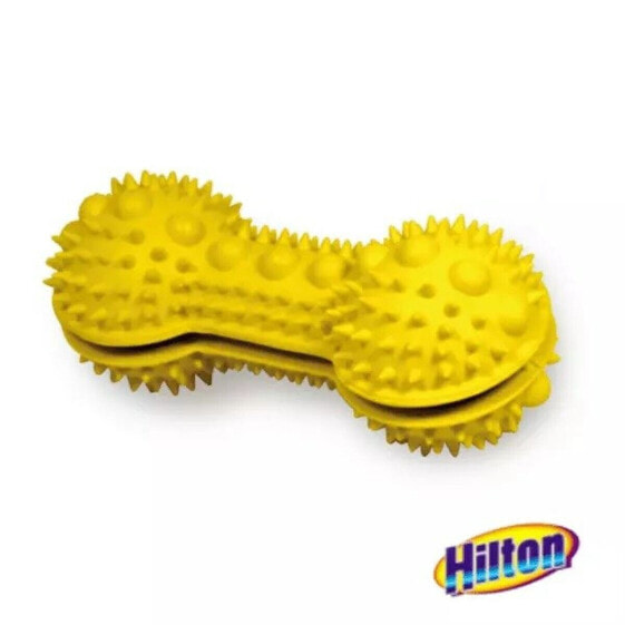 Dog toy Hilton Flax Rubber Yellow Natural rubber (1 Piece)