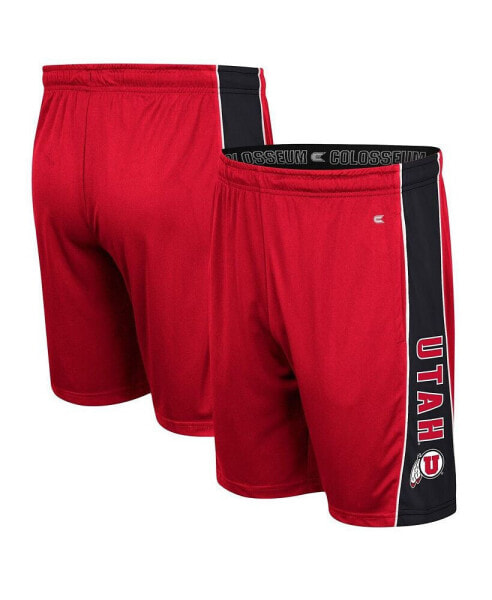 Men's Red Utah Utes Panel Shorts