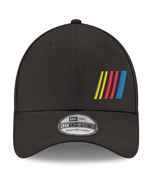 Men's Black Nascar Flawless 39Thirty Flex Hat