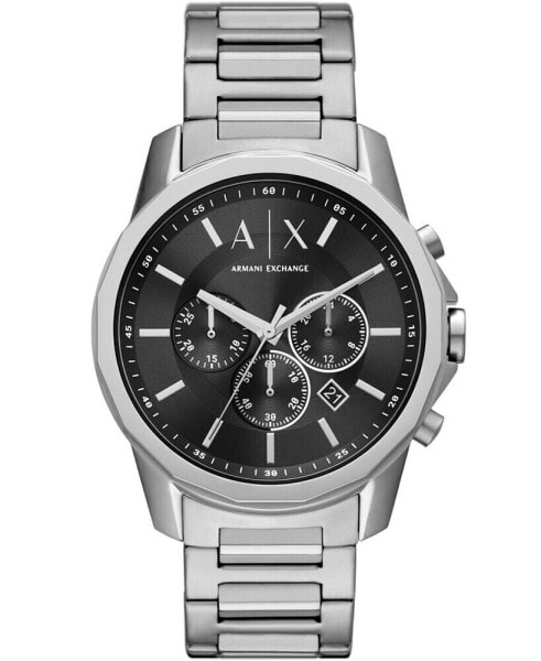 Часы ARMANI EXCHANGE Chronograph Stainless Steel Watch 44mm