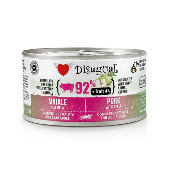 DISUGUAL Fruit Pork Apple 12x150g Wet Dog Food