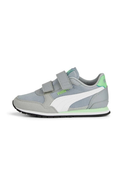 ST Runner v3 Mesh V PS - Unisex Gri Çocuk Spor Ayakkabı