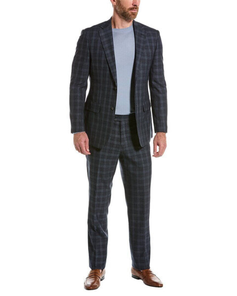 English Laundry Suit With Flat Front Pant Men's