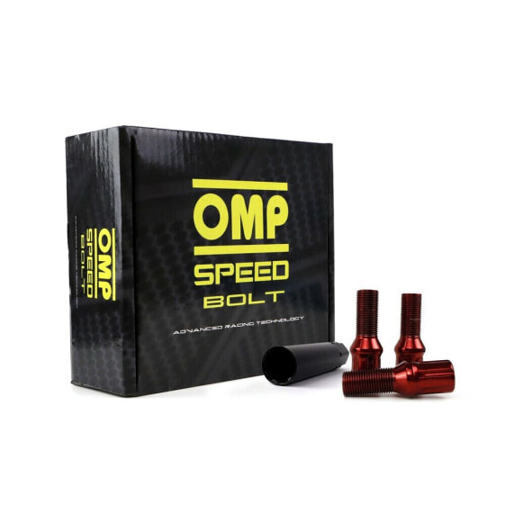 Set Гайки OMP 27 mm Красный 20 uds M14 x 1,25