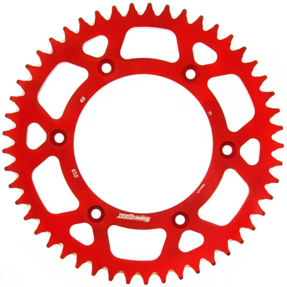 SUPERSPROX Aluminium 49D RAL210X49RED rear sprocket