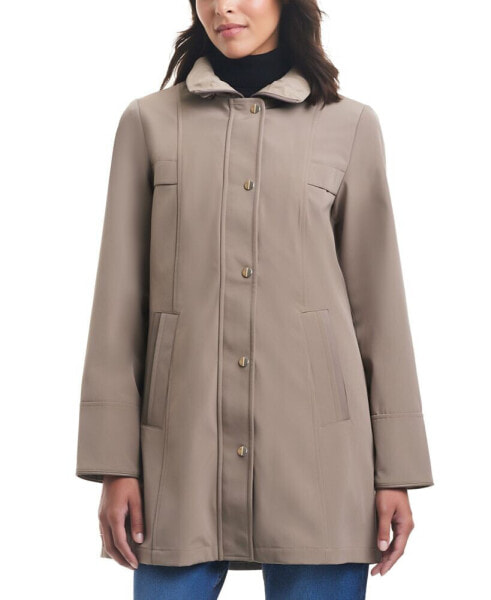 Women's Two-Tone Hooded Raincoat
