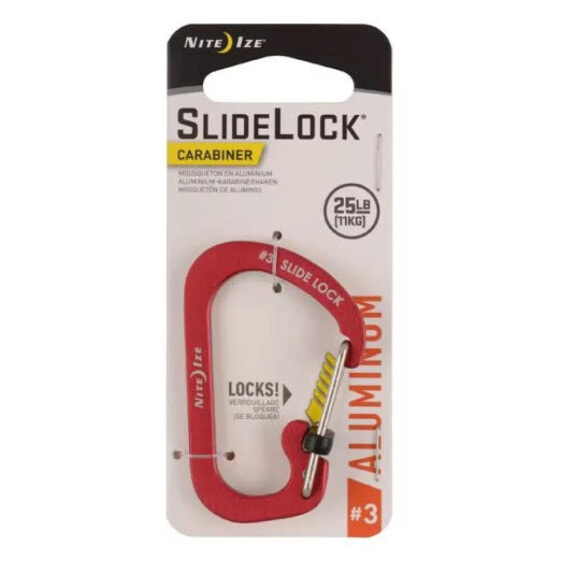 NITE IZE Sidelock Carabiner Aluminium 3 Key chain