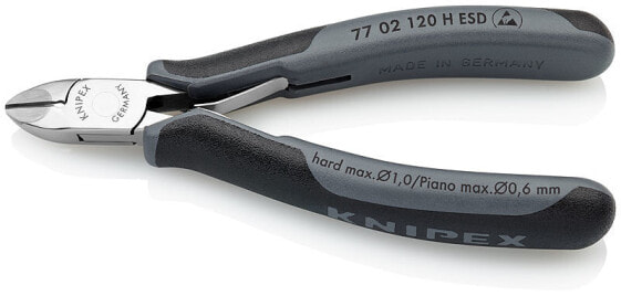 KNIPEX 77 02 120 H ESD - Side-cutting pliers - 1.1 cm - 1.4 cm - 7.5 mm - 2 mm - Electrostatic Discharge (ESD) protection