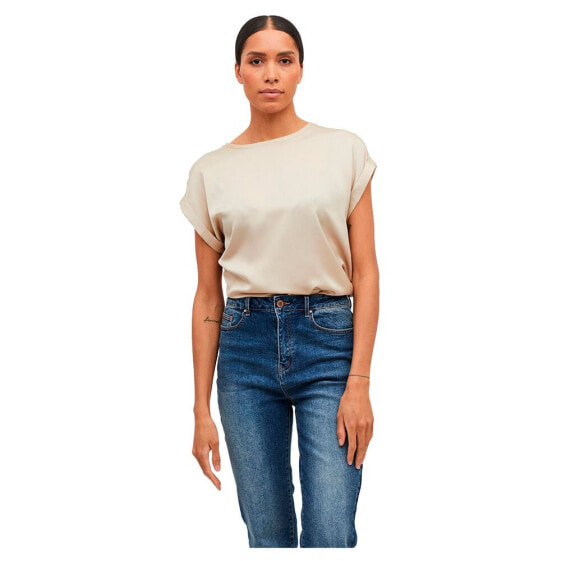 VILA Ellette Short Sleeve Blouse