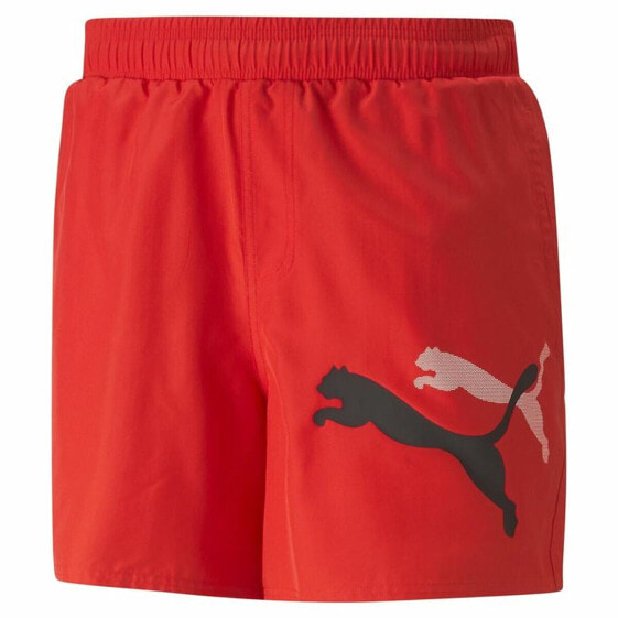 Спортивные шорты мужские Puma Ess+ Logo Power Cat For All Time Красные.
